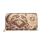 Cancer Zodiac Celestial Zipper Wallet