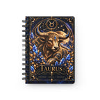 Taurus Zodiac Spiral Bound Journal