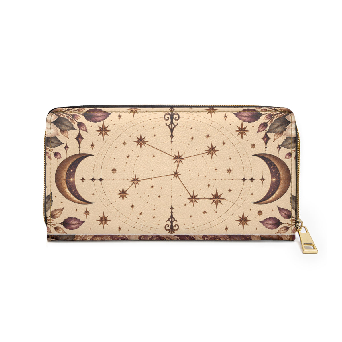 Cancer Zodiac Celestial Zipper Wallet
