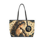 Virgo Zodiac Leather Shoulder Bag