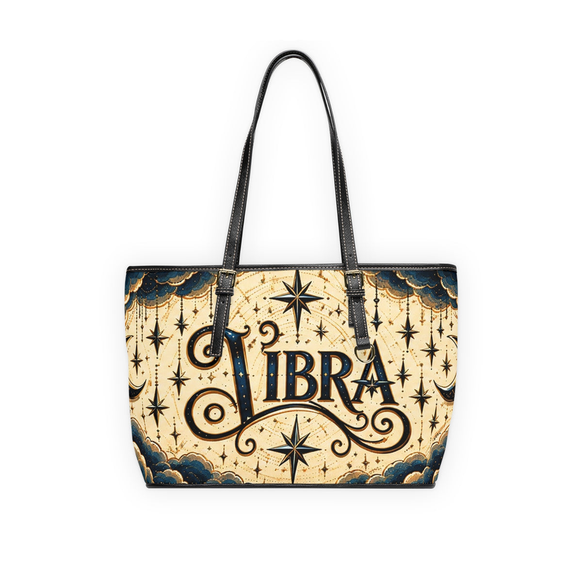 Libra Zodiac Leather Shoulder Bag
