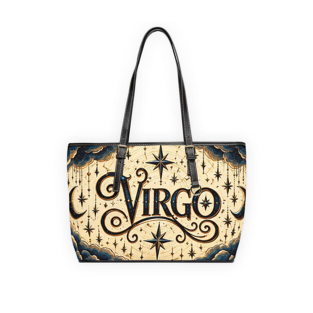 Virgo Zodiac Leather Shoulder Bag