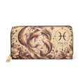 Pisces Zodiac Celestial Zipper Wallet