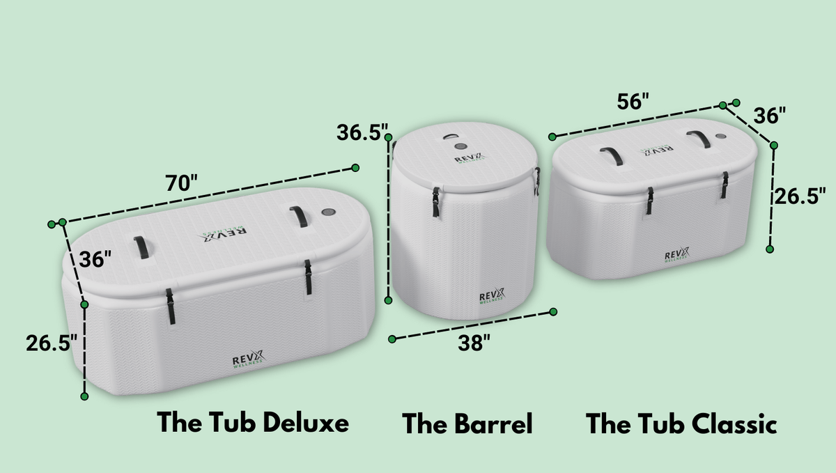 RevX Inflatable Barrel with Inflatable Steps