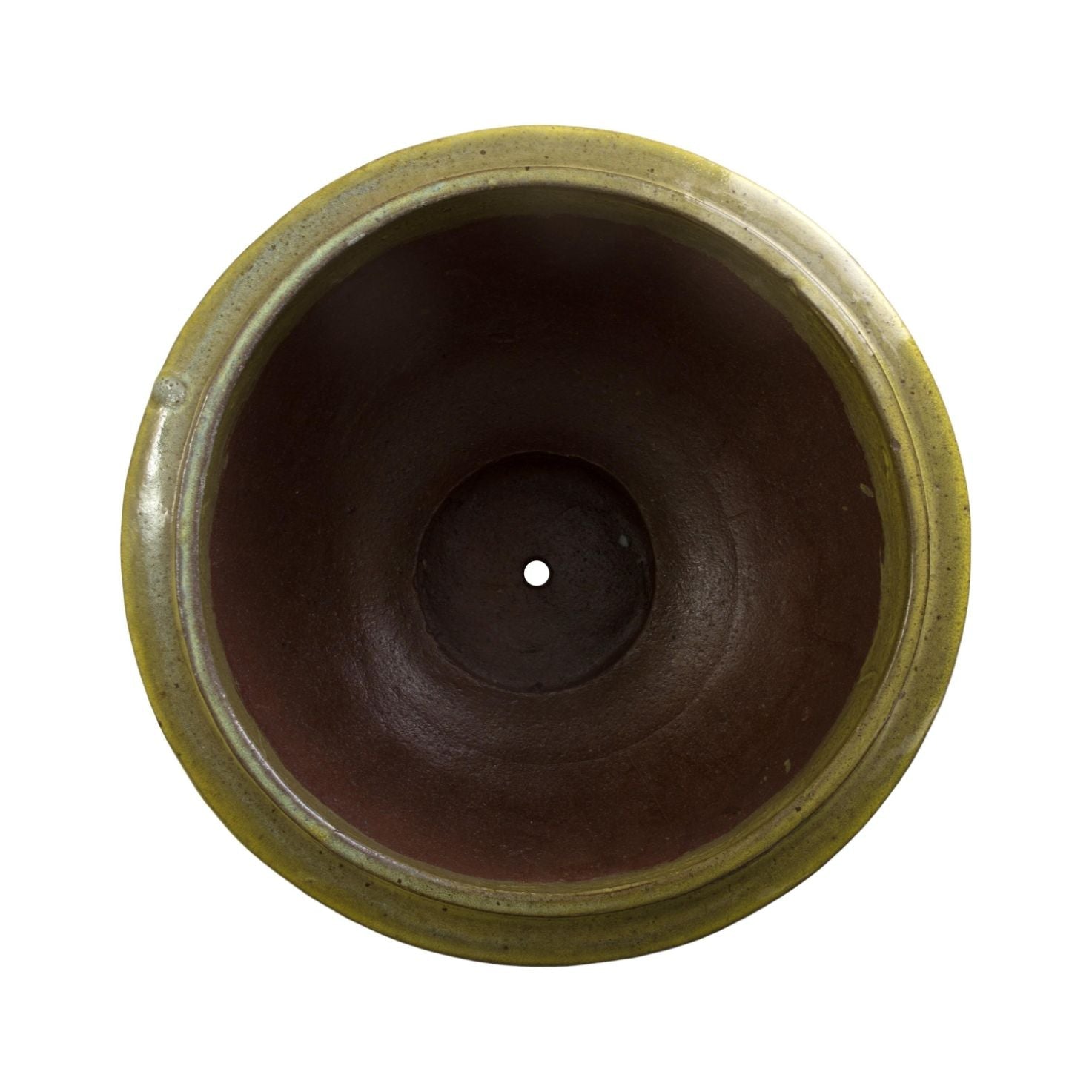 Anduze French Yellow Ceramic Outdoor Planter