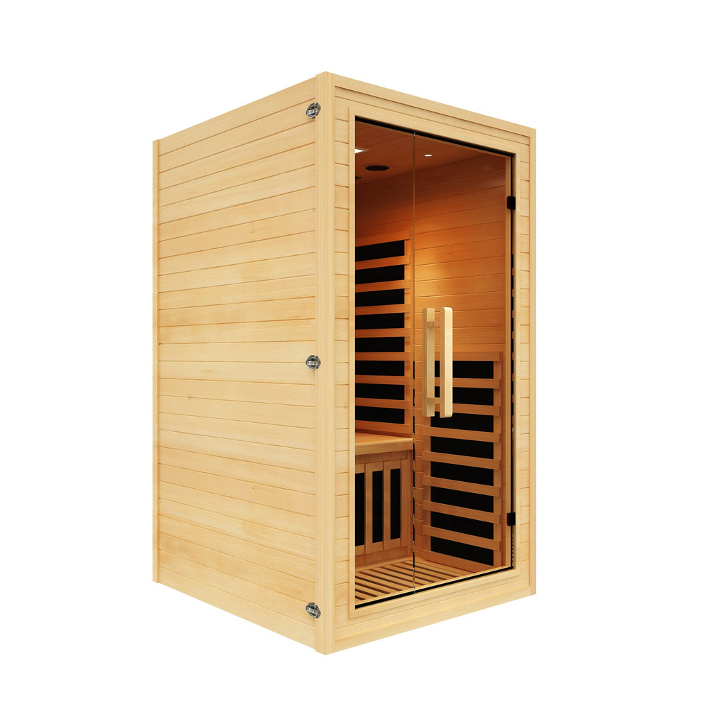 NiceBeam 2 Person Infrared Sauna with Red Light Therapy