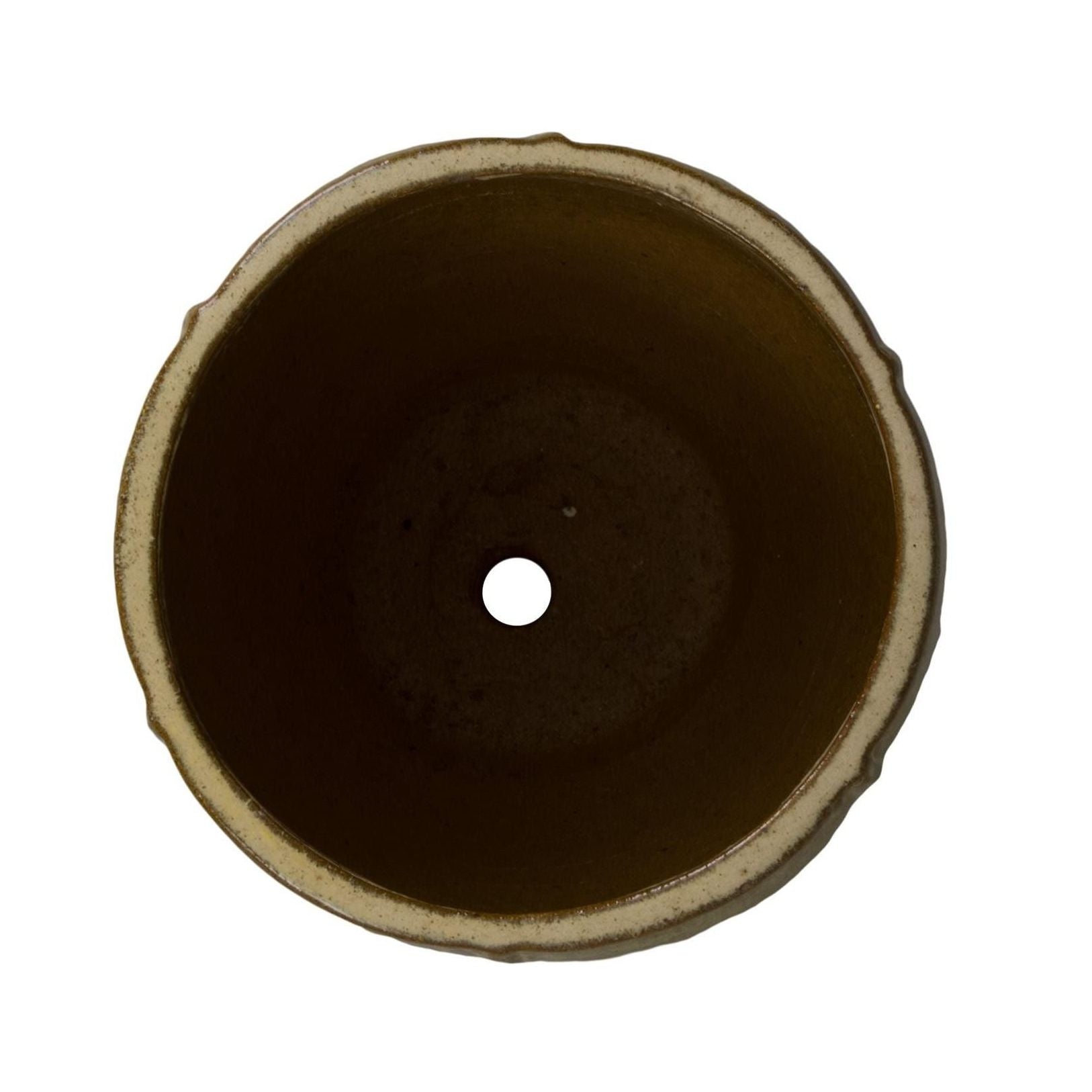 Crest 10"H Ceramic Outdoor Planter