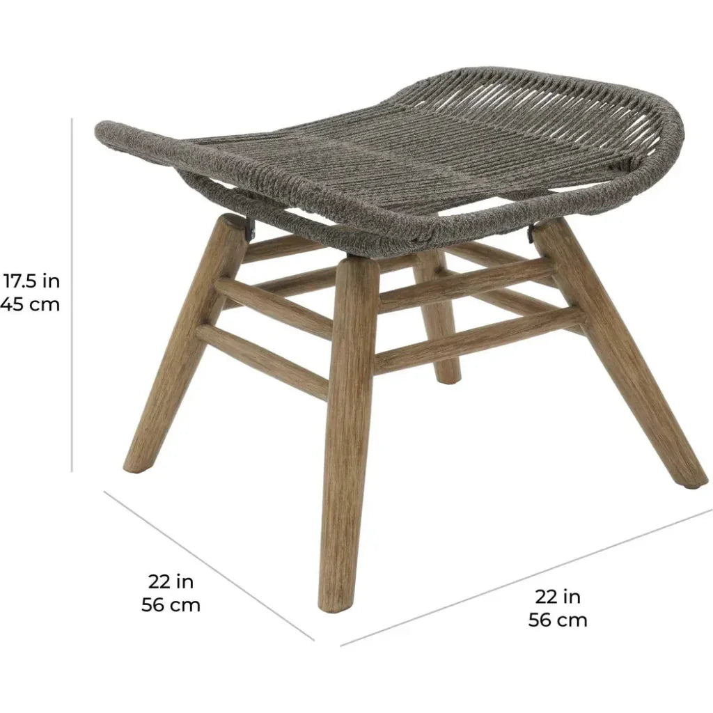Explorer Neptune Chair & Ottoman Outdoor Furniture