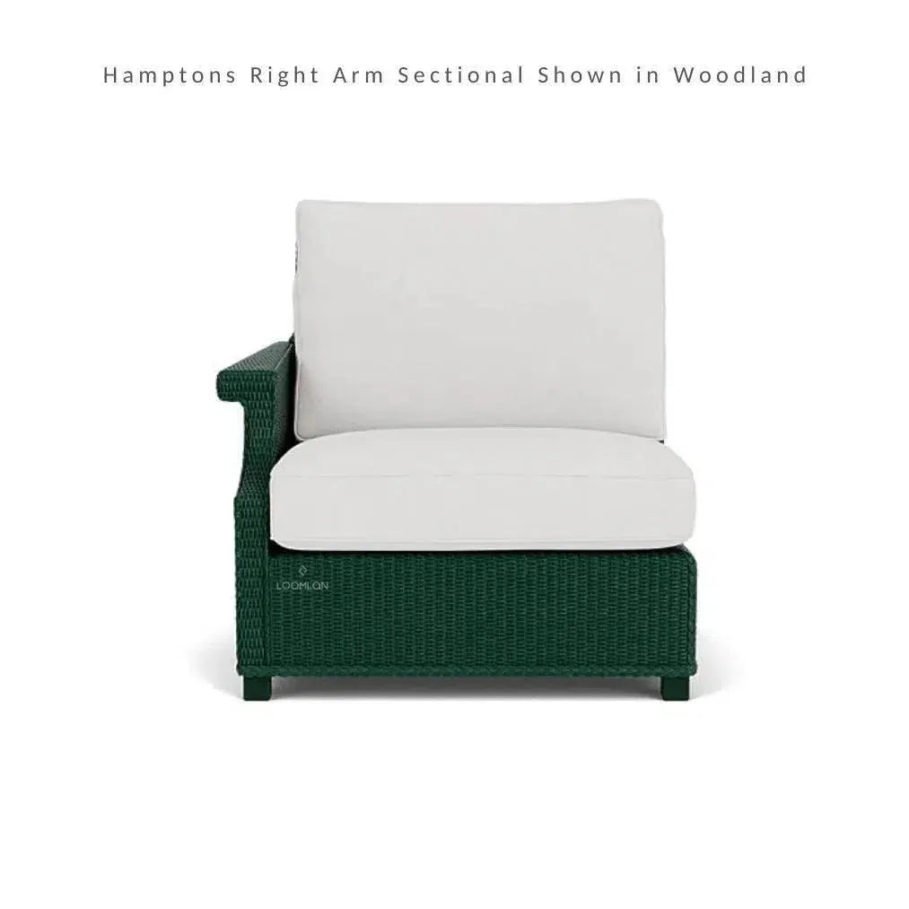 Hamptons Outdoor Wicker Corner Sectional with Table