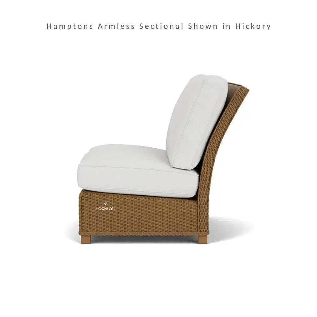 Hamptons Outdoor Wicker Corner Sectional with Table