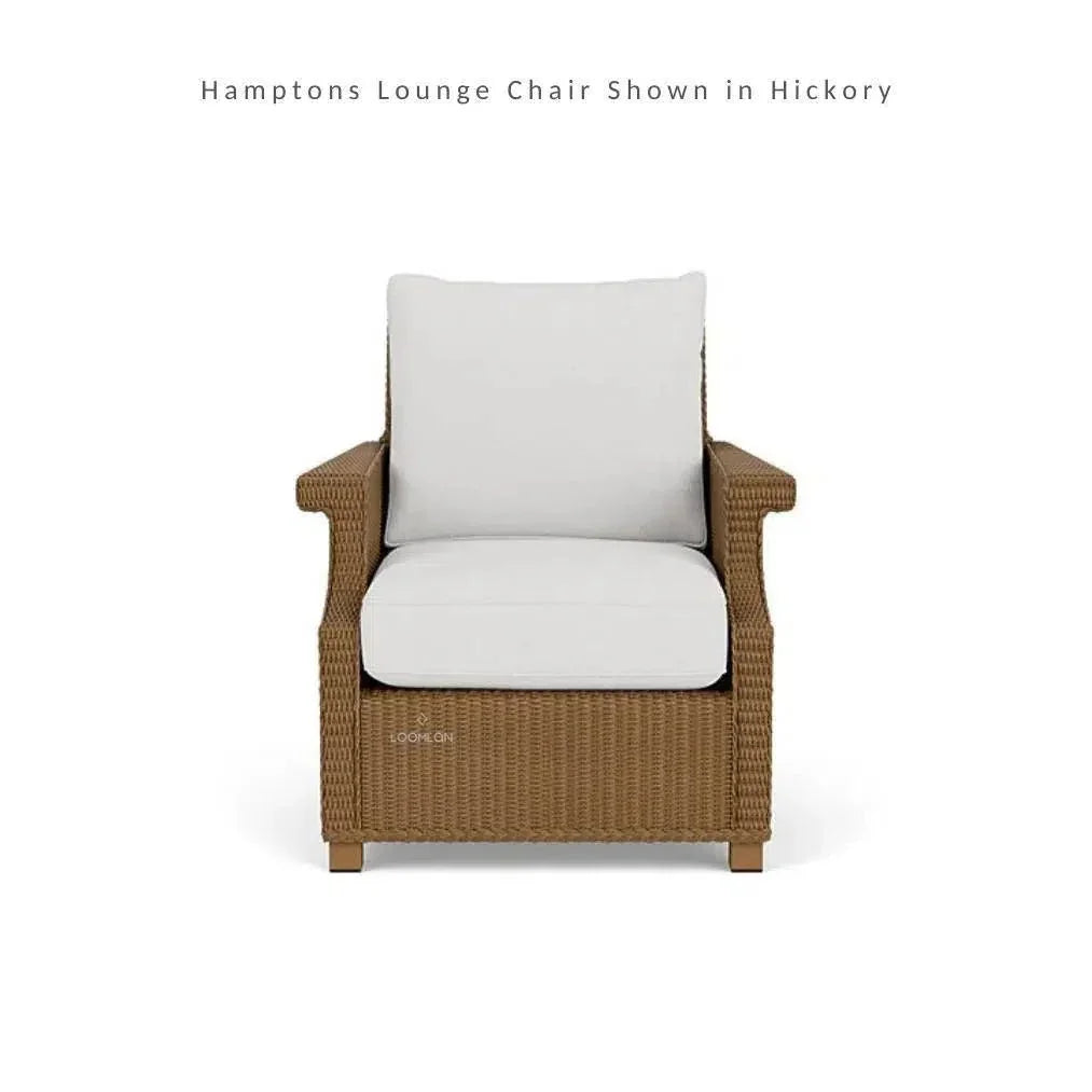 Hamptons Outdoor Wicker Sectional Sofa with Lounge Chair Set