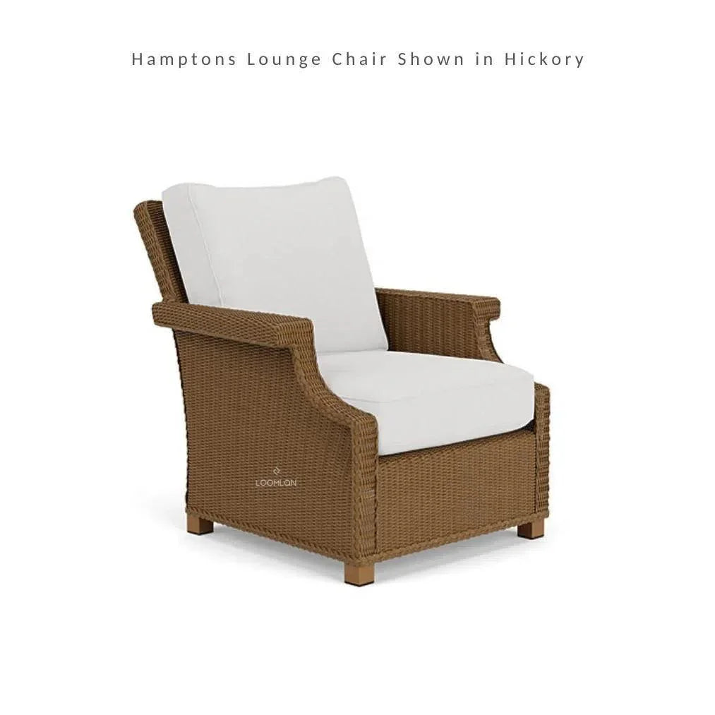 Hamptons Outdoor Wicker Sectional Sofa with Lounge Chair Set
