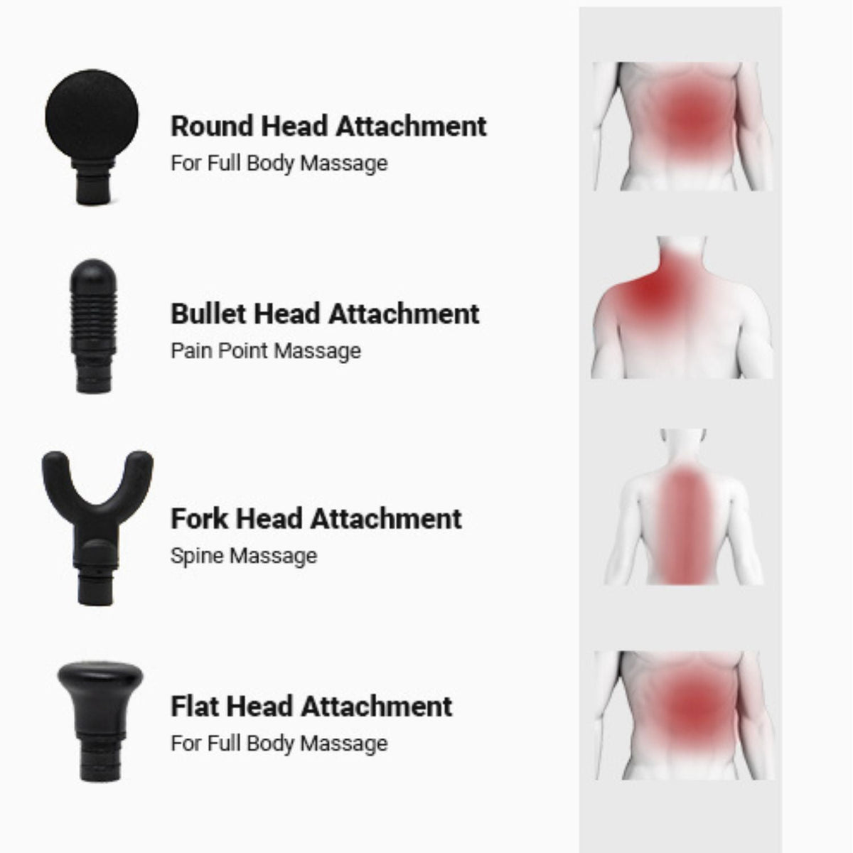 iReliev Percussion Massage Gun with Three Intensity Levels