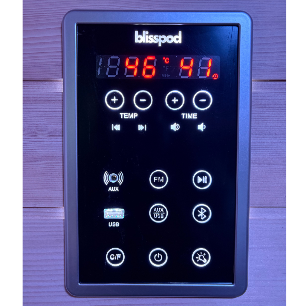 Blisspod Malmo 2-Person Infrared Sauna with Red Light Therapy