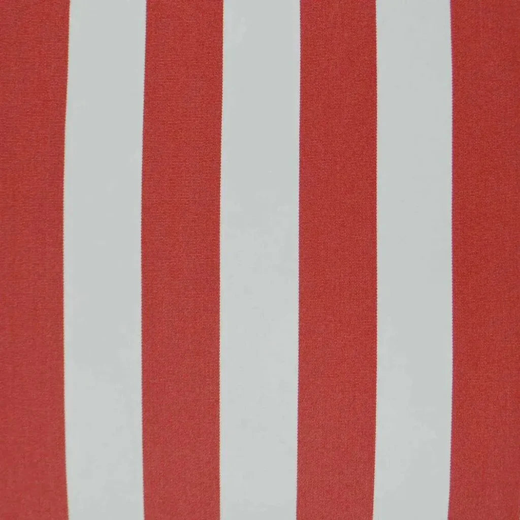 Outdoor Café Stripe Pillow - Red