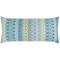 Outdoor Kanthum Lumbar Pillow - Turquoise