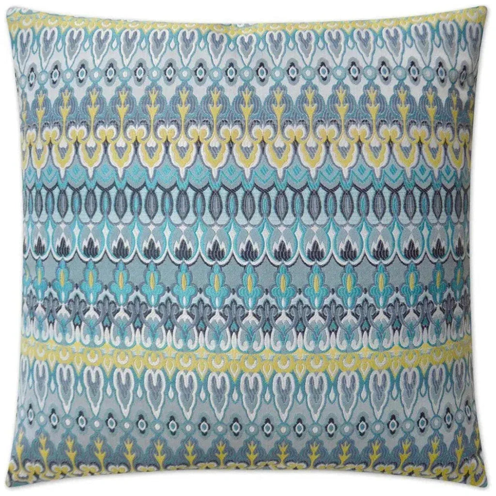 Outdoor Kanthum Pillow - Turquoise
