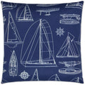Outdoor Sailing Pillow - Navy
