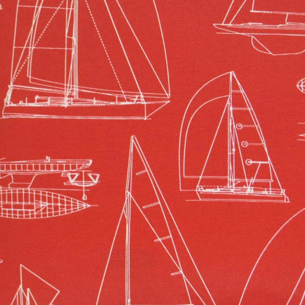 Outdoor Sailing Pillow - Red