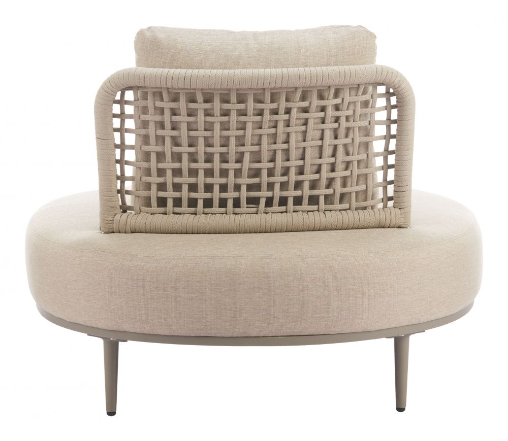 Ruhe Olefin Fabric Outdoor Accent Chair