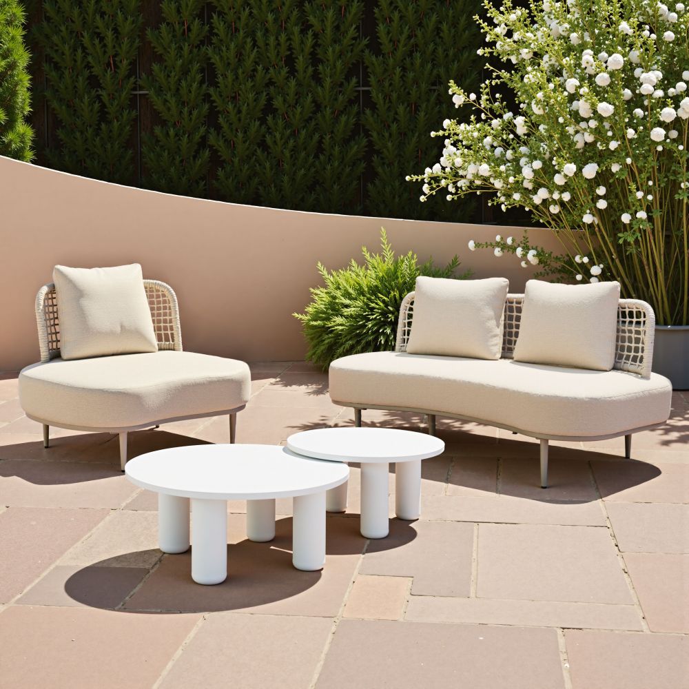 Ruhe Olefin Fabric Outdoor Accent Chair