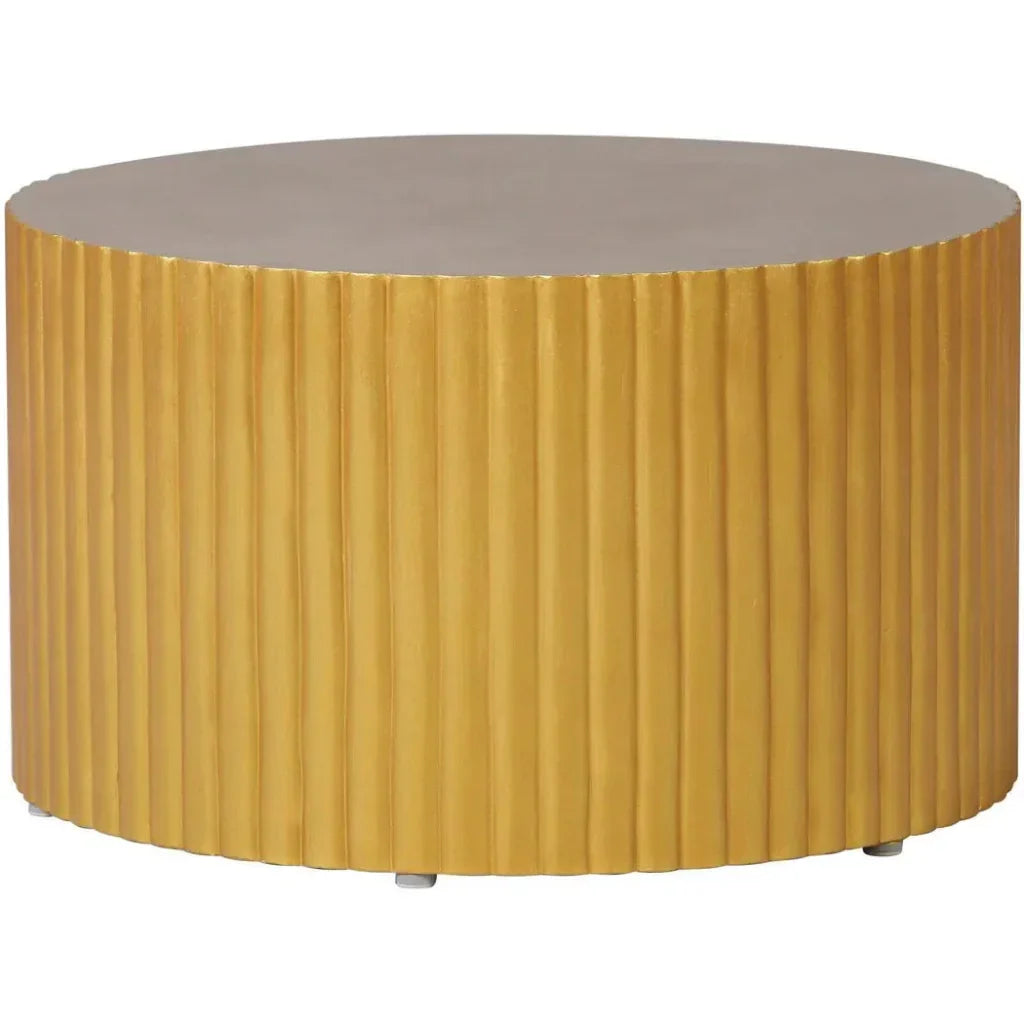 Scallop Zanzibar Gold Outdoor Coffee Table