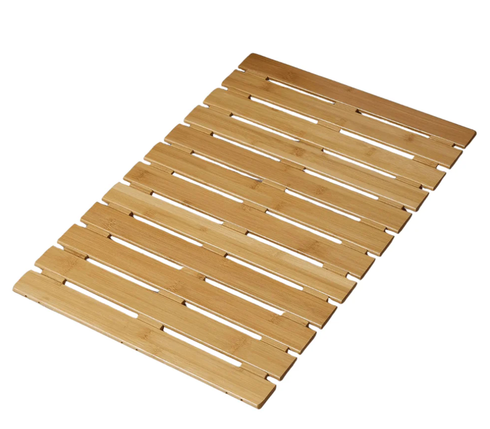 Fire Cold Plunge Bamboo Floor Mat