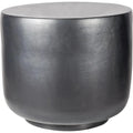 Serenity Handcrafted Grey Ceramic Outdoor Side Table