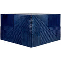 Serenity  Square Table - Blue Outdoor Accent Table
