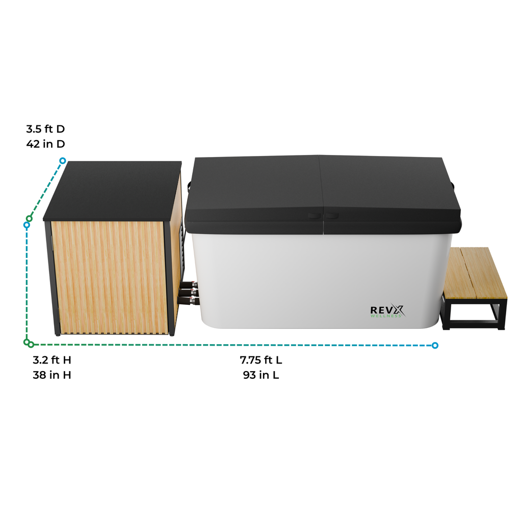 RevX X Tub with LUX Chiller and Filtration System