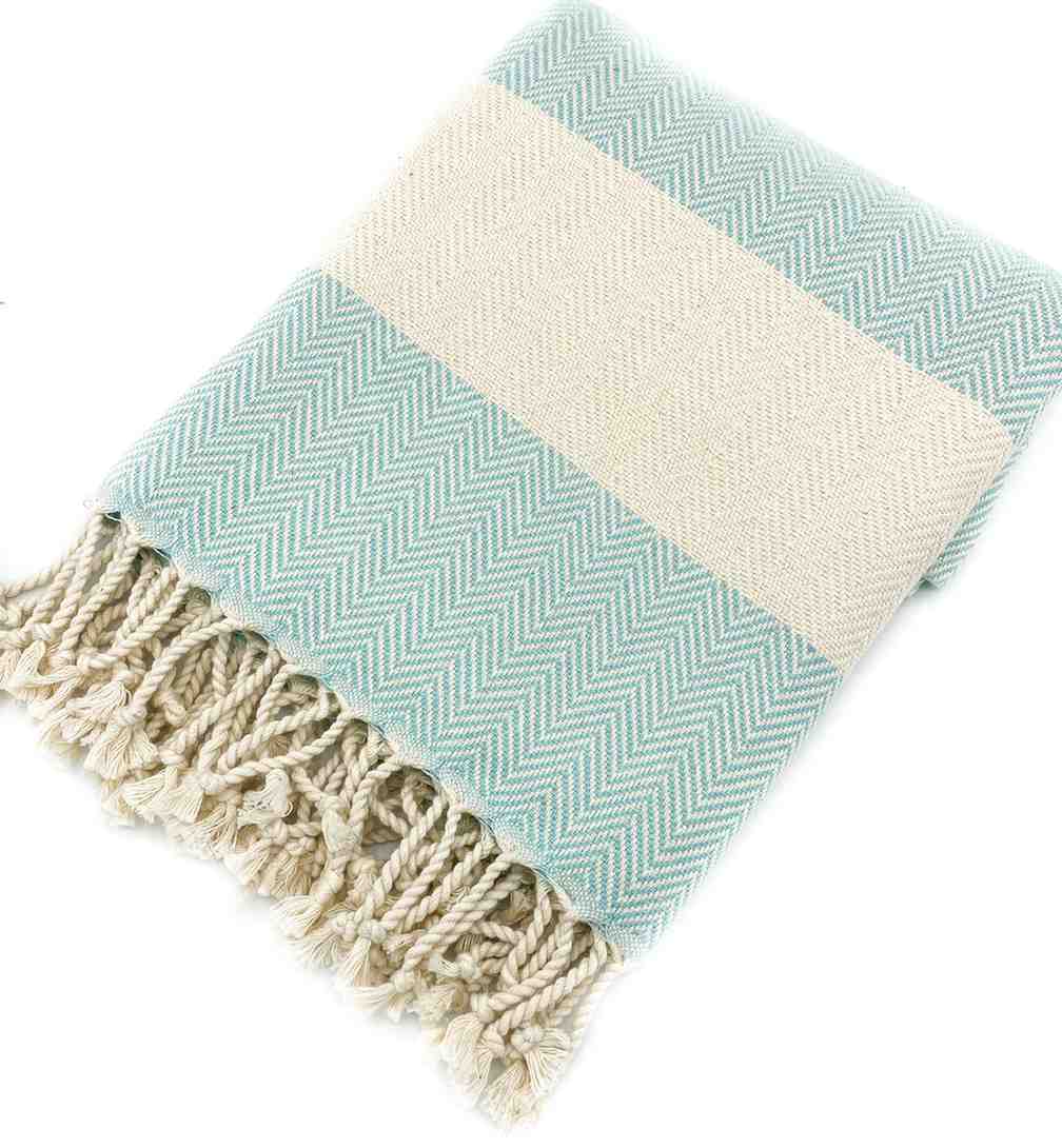 Oversized Herringbone Turkish Cotton Towel