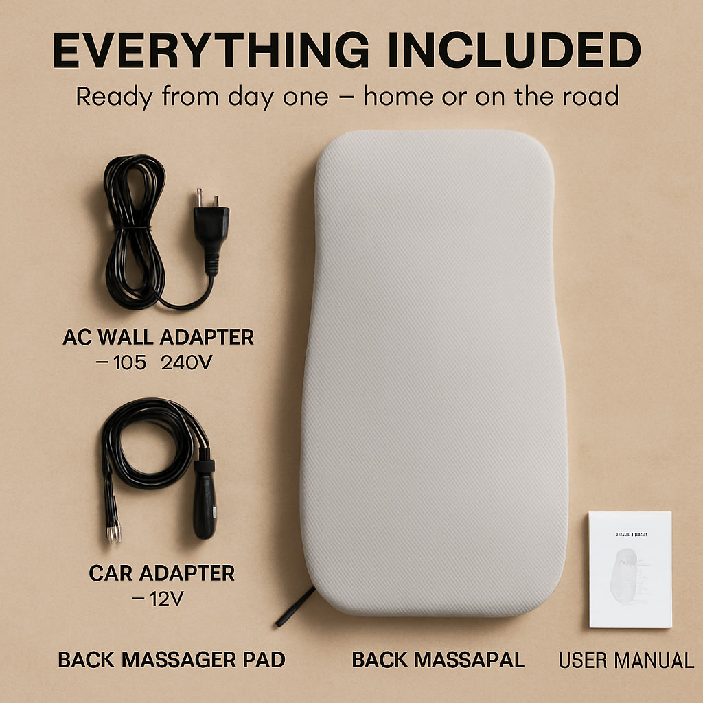 Shiatsu Full-Back Massage Chair Pad with Heat