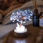 Guardian Lamp of Protection - Aquamarine Tree