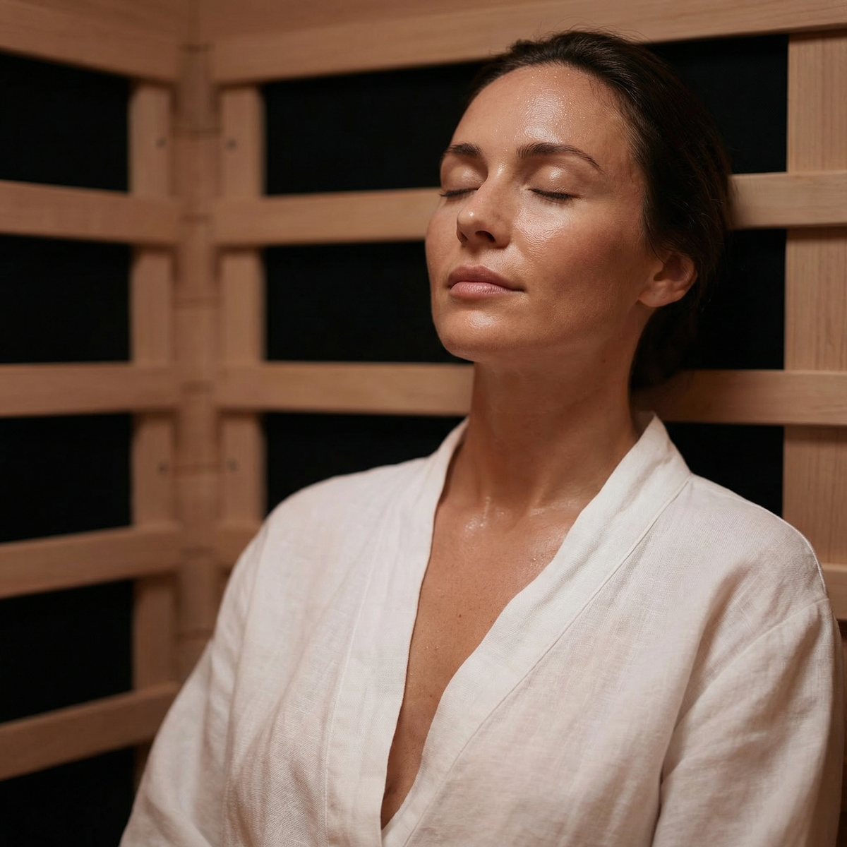 NiceBeam 2 Person Infrared Sauna with Red Light Therapy