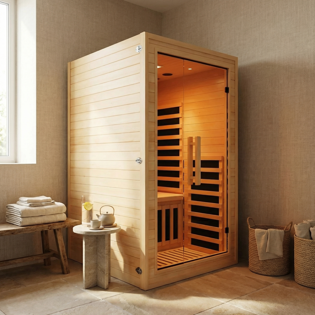 NiceBeam 2 Person Infrared Sauna with Red Light Therapy
