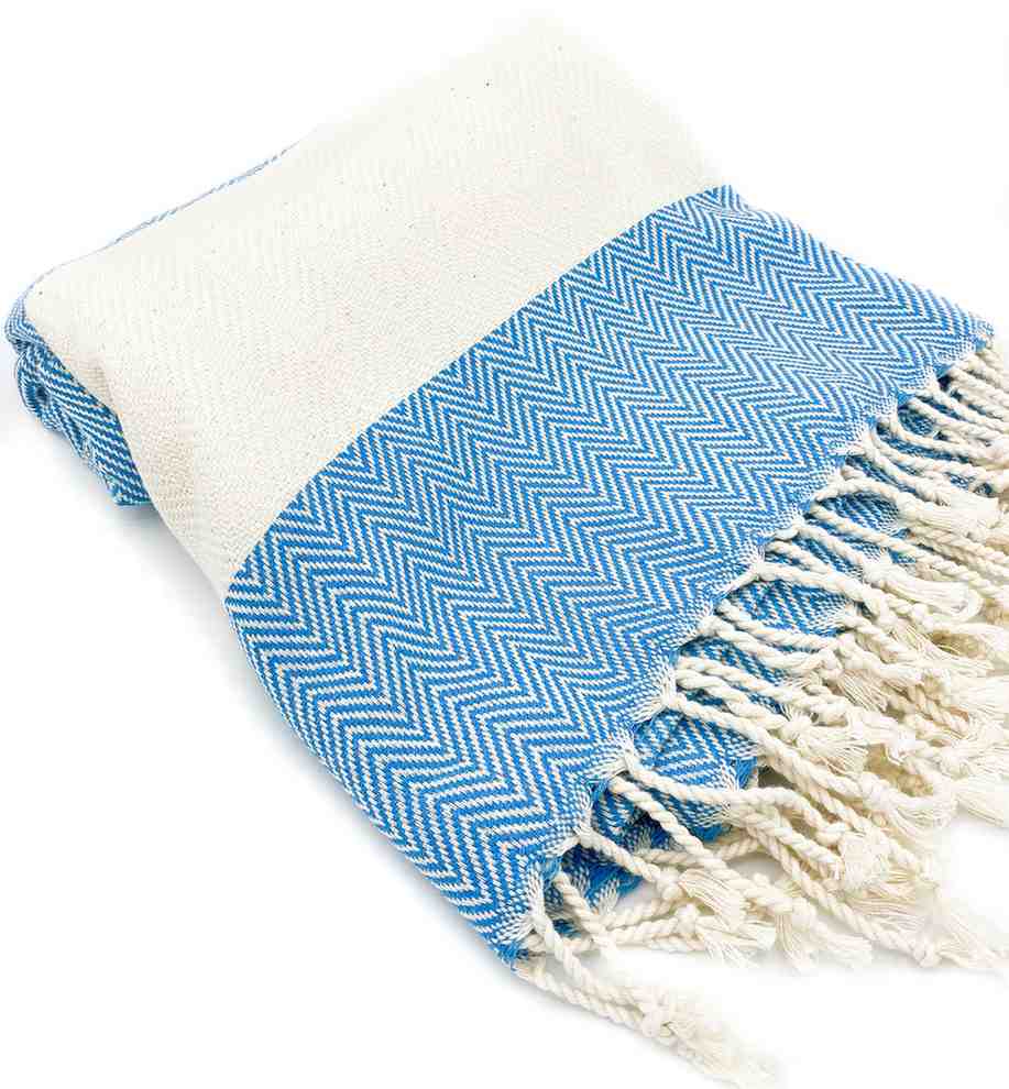 Oversized Herringbone Turkish Cotton Towel