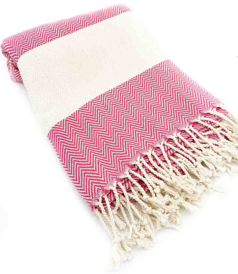 Oversized Herringbone Turkish Cotton Towel